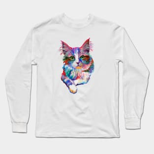 Gree eyes cat Long Sleeve T-Shirt